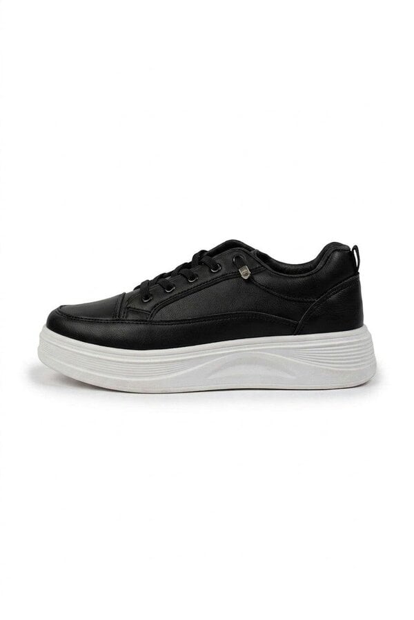 ikrush Bronagh Faux Leather Platform Trainers