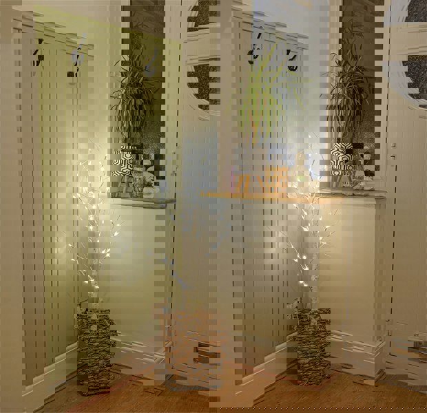 St Helens Indoor/Outdoor 1.2M 48 LED Birch Tree Cool White