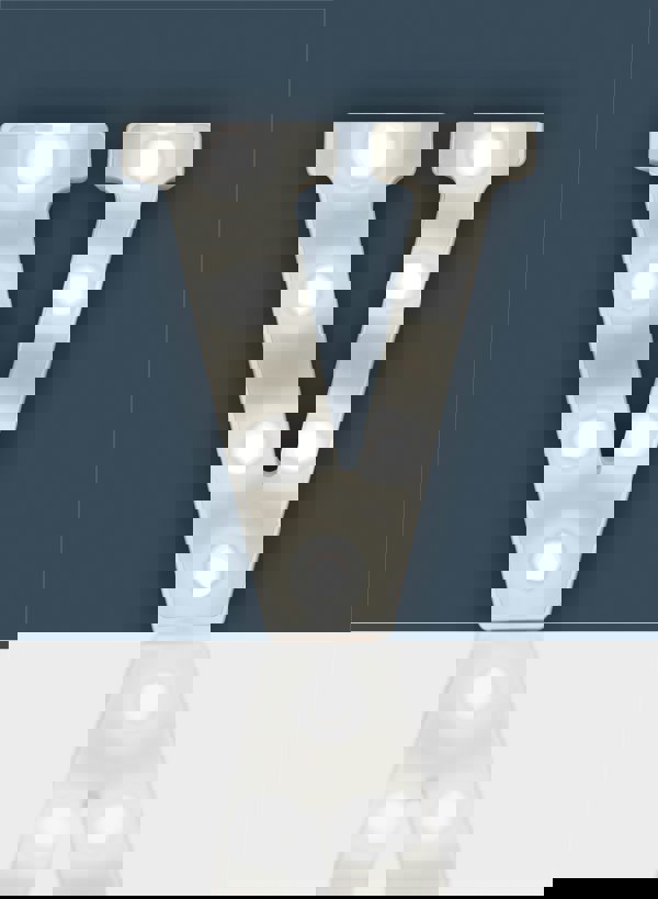 St Helens Battery Operated 3D LED Letter V Light