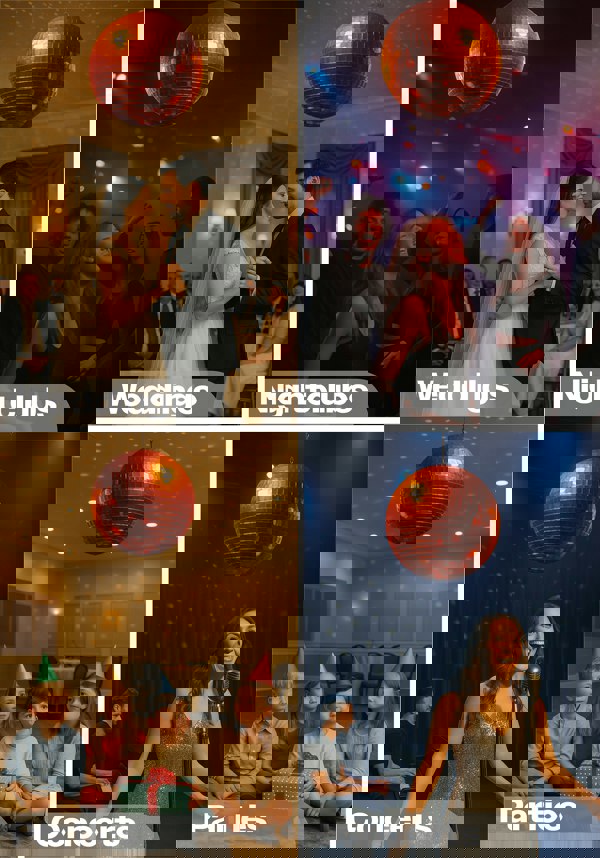 FX Lab Rose Gold Mirror Ball Big