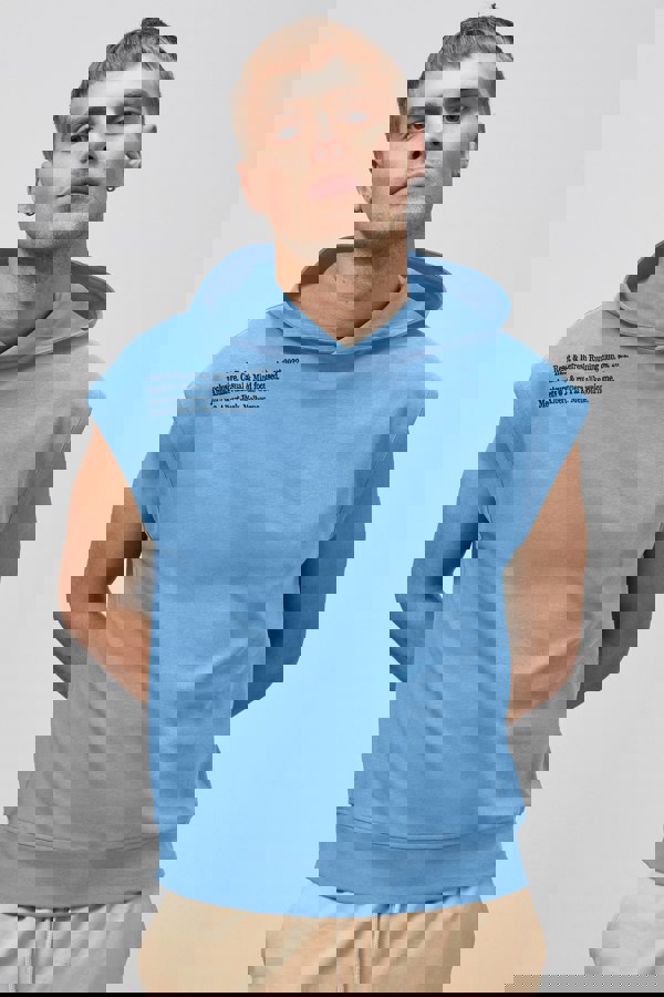 ENORSIA Men's  Contrast Printed Hoodie