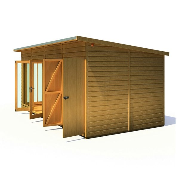 Shire Lela 16x8 Multiroom Summerhouse and Storage Shed - Best Shed