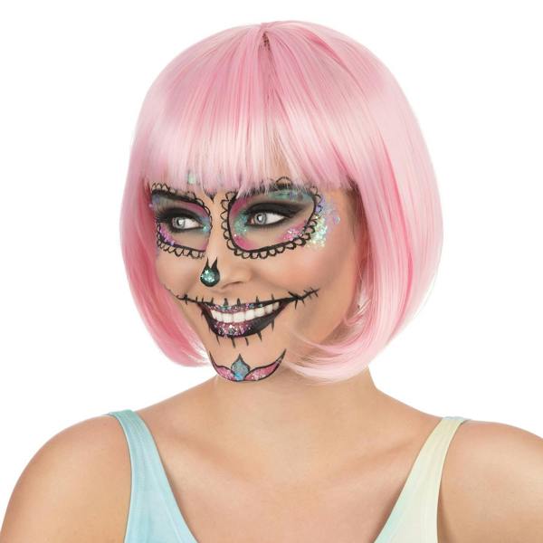 Bristol Novelty Womens/Ladies Festival Elegance Short Wig - Pastel Pink - 