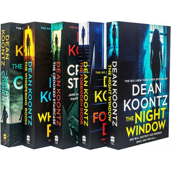 HarperCollins Dean Koontz Jane Hawk Thriller Series 5 Books Collection Set