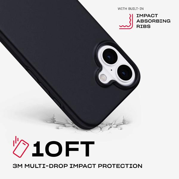 Tech 21 Tech21 Evo Lite for iphone 16 6.1" Black - T21-10852