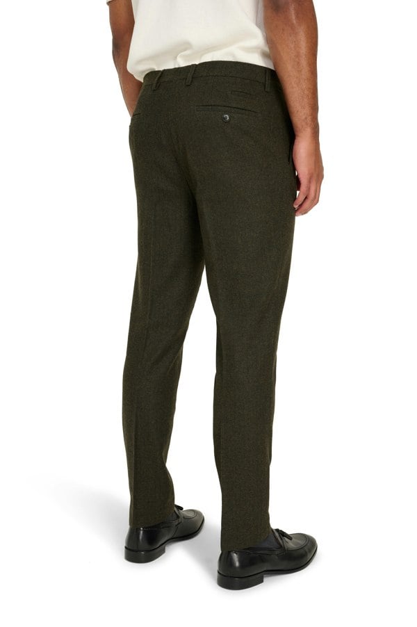 Harry Brown London Henry Tweed Trousers - Olive