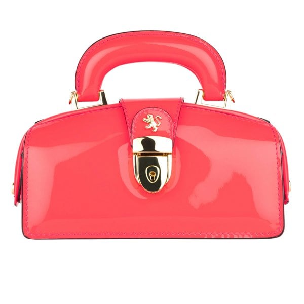 Embassy London Gazelle Mini - Hot Pink - Women’s mini leather top handle & crossbody bag
