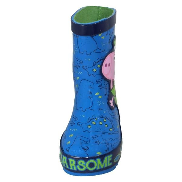 CHARACTER Boys Character George pig Roarsome Wellington Boots GUV24096AA01PEZZ