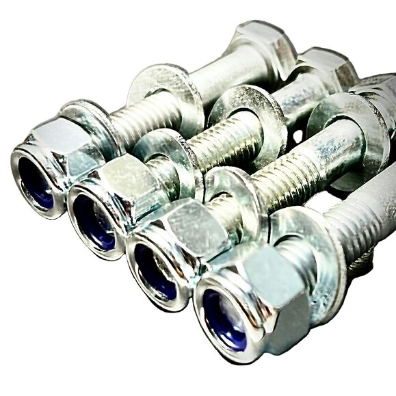 Fixaball M16 Hex Bolt Nyloc Washers 8.8 High Tensile BZP Zinc