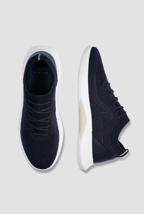 Paul & Shark Aqua Slip-On Sneakers
