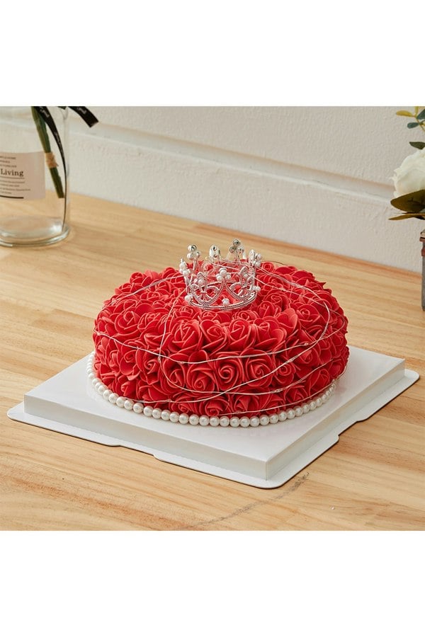 Living and Home Rose Cake Birthday Mother's Lover Gift Foam