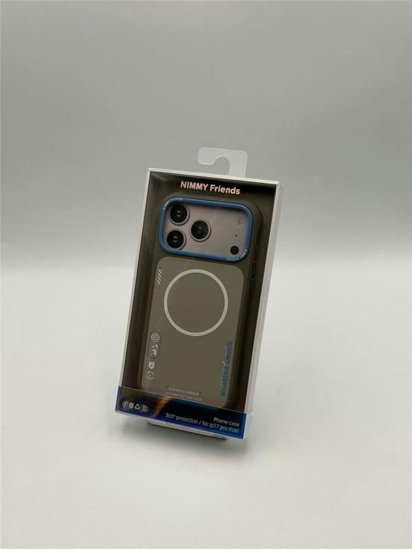 Nimmy Friends Nimmy Cool & Cute 2.0 Case with MagSafe for iPhone 17 Pro Max 6.9" Grey Blue - N-YJKM-CX2.0-IP17-PRO-MAX-05
