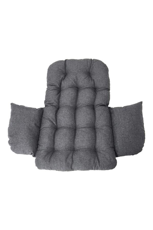Living and Home Egg-Shaped Hanging Chair with Soft Cushion & Headrest