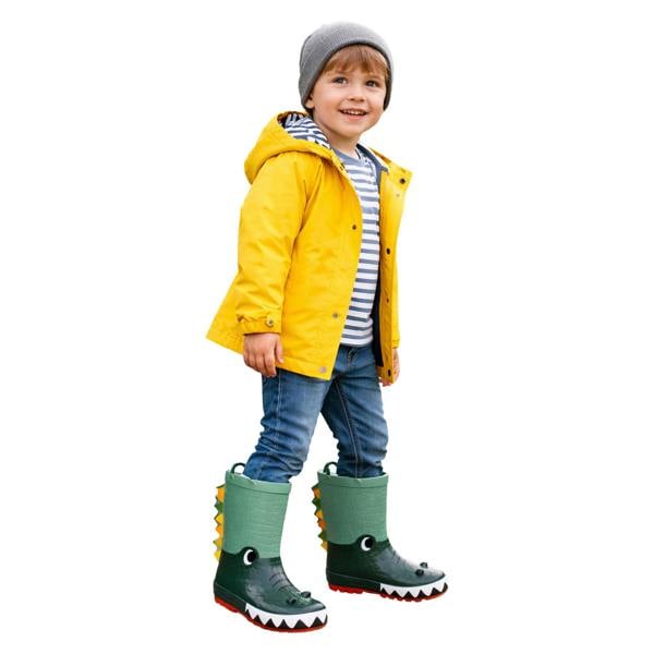 Mountain Warehouse Childrens/Kids Crocodile Wellington Boots - Green - 