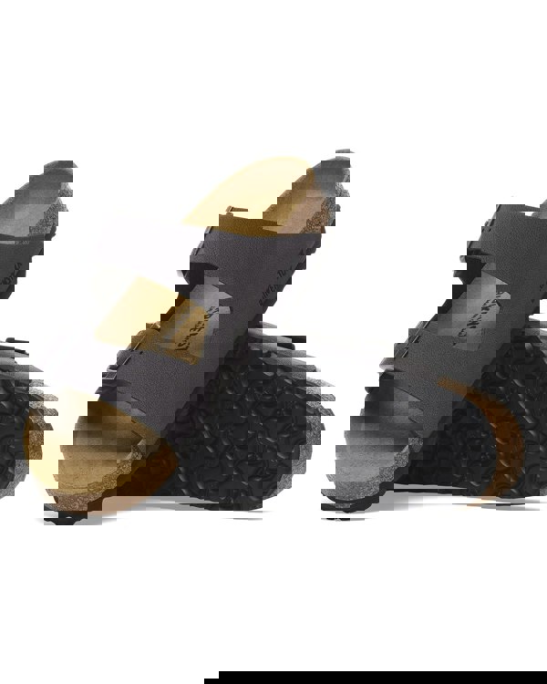 Birkenstock Arizona Birkibuc Mens Sandals Velvet Grey - CHO - Designer Mens Sandals