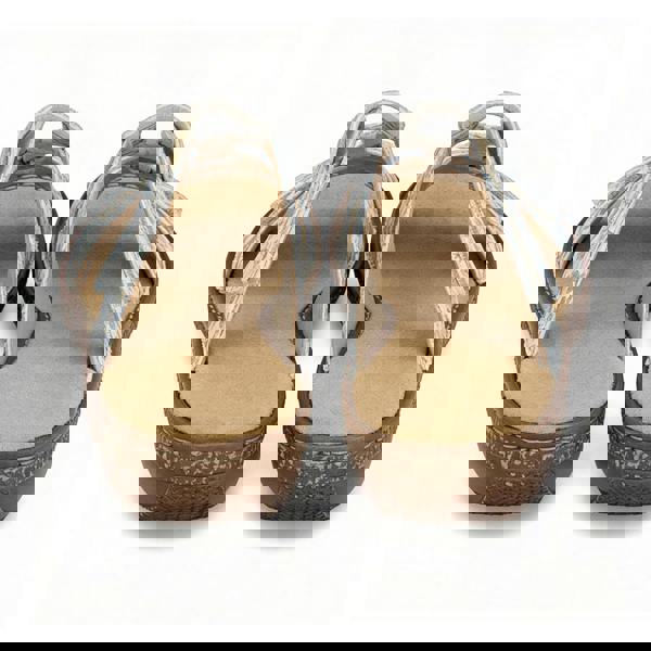 Rieker Rieker 628P9-91 Womens Ankle Strap Sandals Multi