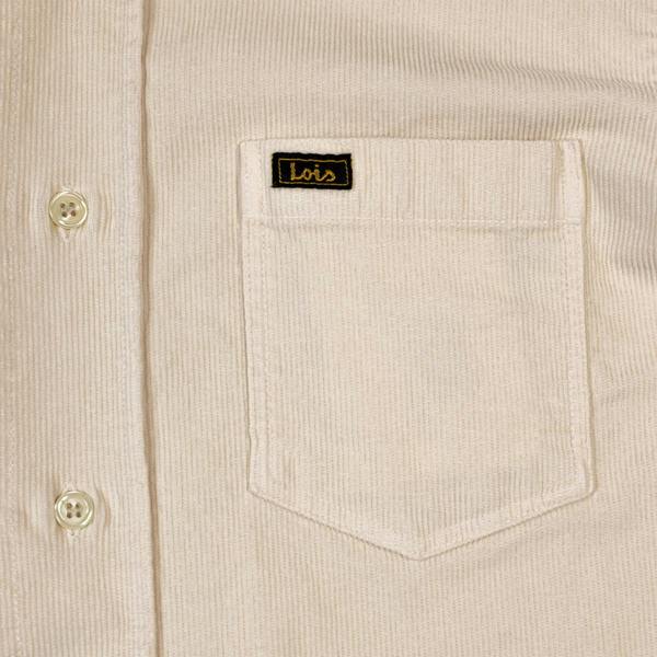 Lois Jeans Lois Thomas R Needle Cord Shirt - Ecru