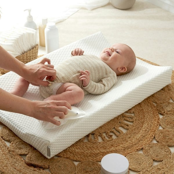 Luxury Fabric Changing Mat Cover for Anti-Roll Baby Changing Mats - The Tiny Bed Company™