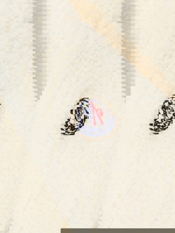 Moncler Enfant Baby Boys Zip Up Top in Ivory