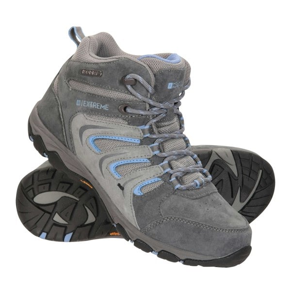 Mountain Warehouse Womens Aspect Extreme Waterproof IsoGrip Walking Boots - Grey