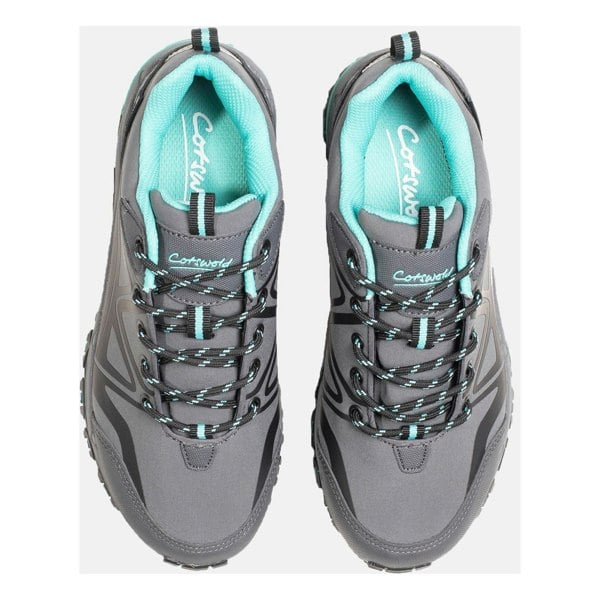 Cotswold model Abbeydale Low Hiker Female in Grey/Black/Aqua