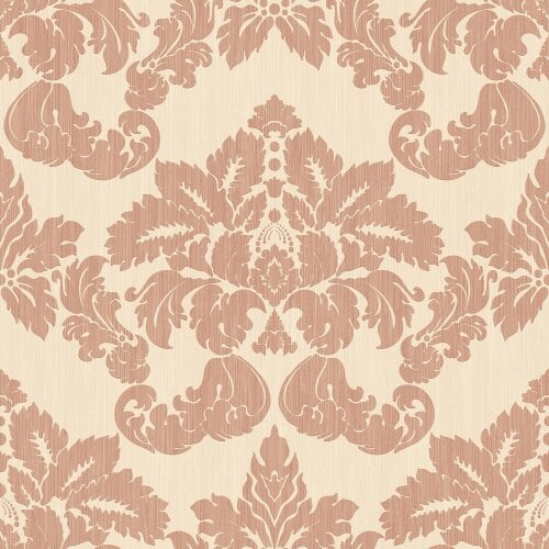 Hoopla Walls Windsor Damask - Copper 10m Wallpaper