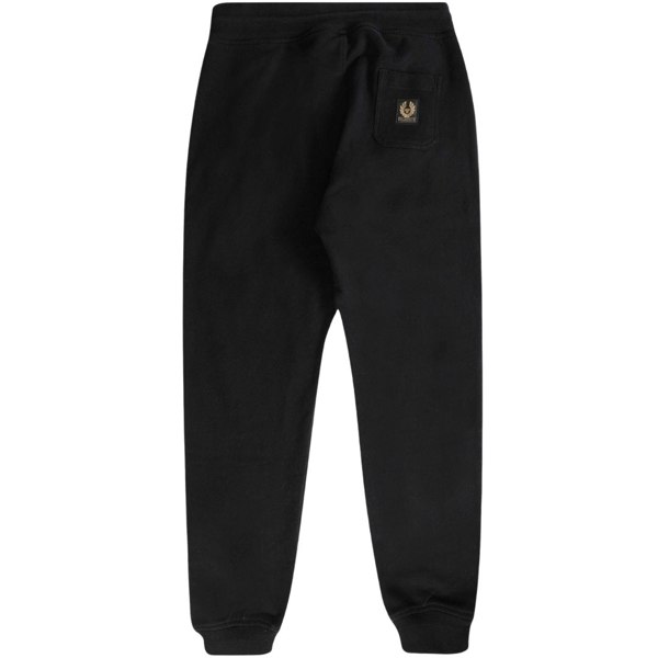 Belstaff Plain Black Cuffed Sweatpants XXXL