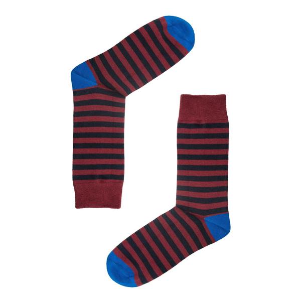 Jemsox 5pk Bordeaux & Manor Green Quintet - Organic Cotton Comfort Welt Socks (One Size UK 9-12)