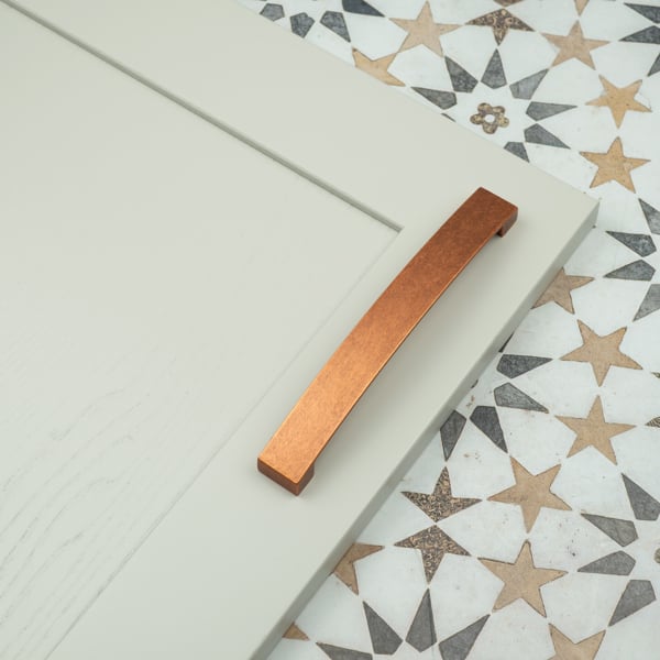 Handle & Home Antique Copper Bow Handles