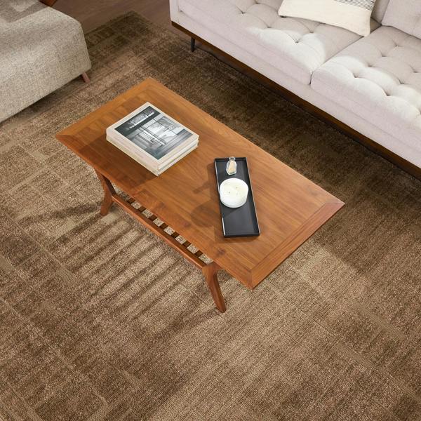 Livabliss Alba-Modern Brown Graphic Rug