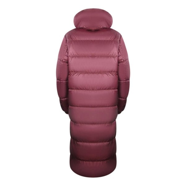 Parajumpers Sleeping Bag Reversible Red Long Hooded Down Jacket S