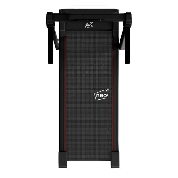 Neo Black Walking Pad Treadmill with Hand Rail