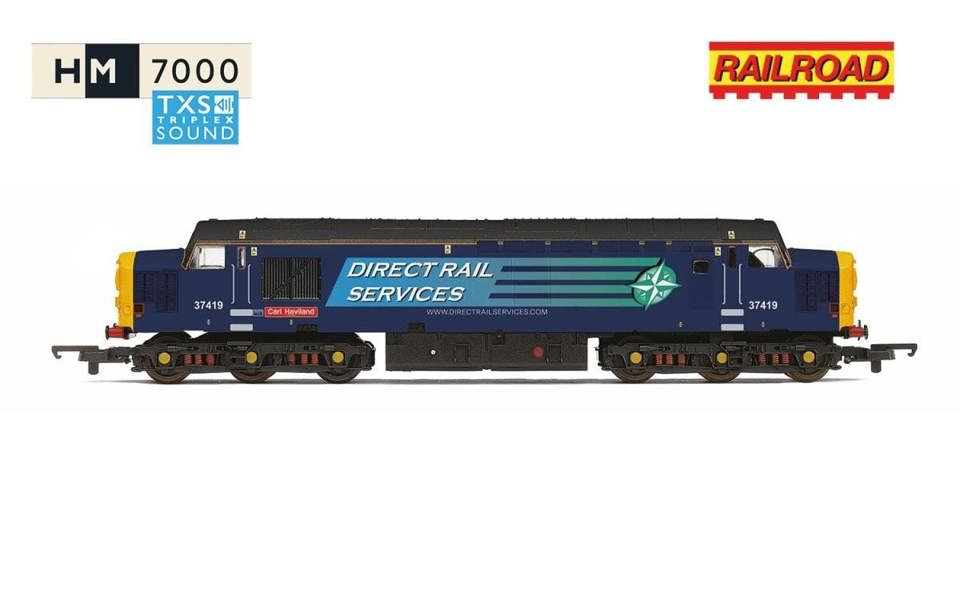Hornby RailRoad Class 37 419 'Carl Haviland' DRS (DCC-Sound)