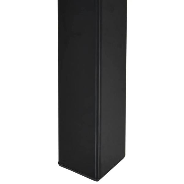 Black steel leg base for foldable work bench stand, rectangular foot