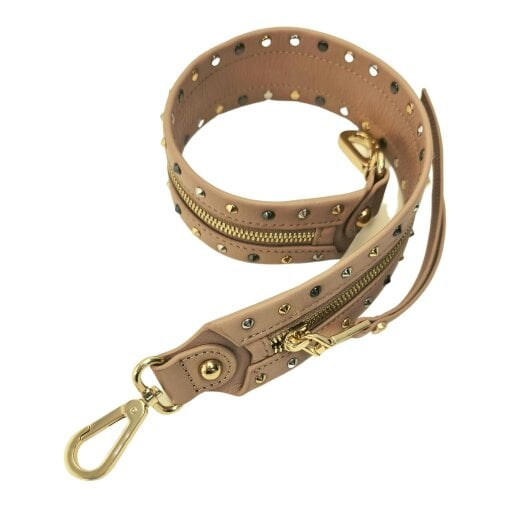KeriKit England Gretchen Leather Strap - Sale - Taupe Studded