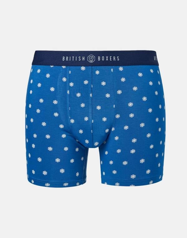British Boxers Multipack! 4 Pairs of Men's Bamboo Stretch Trunks – Blizzard