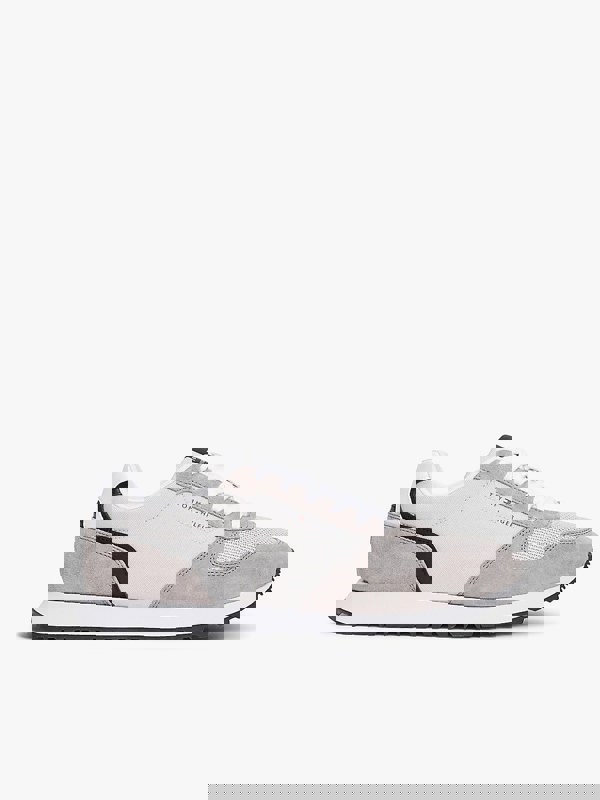 Tommy Hilfiger NEW RUNNER EVA MIX Mens Trainers Grey Whisper