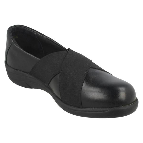 DB Shoes Ladies Easy B Wide Fitting Flat Shoes Florac