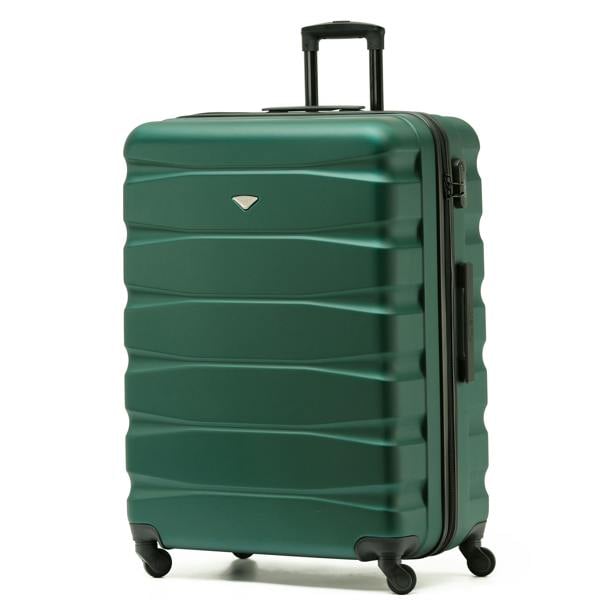 Flight Knight 29" Large Suitcase Check-in Hold Luggage Hard Shell 4 Wheels TSA Lock