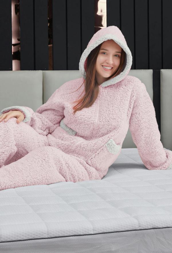 Ezysleep Snow Fleece PJ Lounge Set