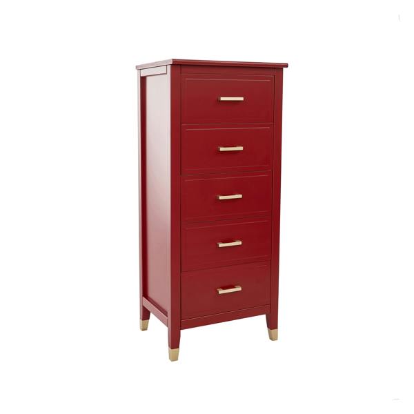 Cabinet Bits Palazzi 5 Drawer Narrow Chest of Drawers
