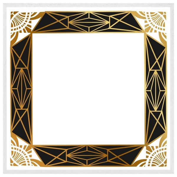 Benjamin Tate Design Art deco border (Picutre Frame)