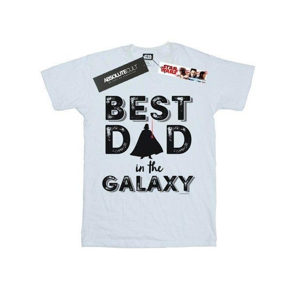 Star Wars Mens Best Dad In The Galaxy T-Shirt - White