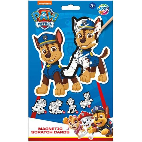 Totum Paw Patrol Scratch Magnets - Blue