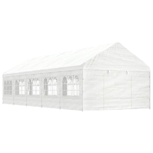 Berkfield Gazebo with Roof White 11.15x4.08x3.22 m Polyethylene