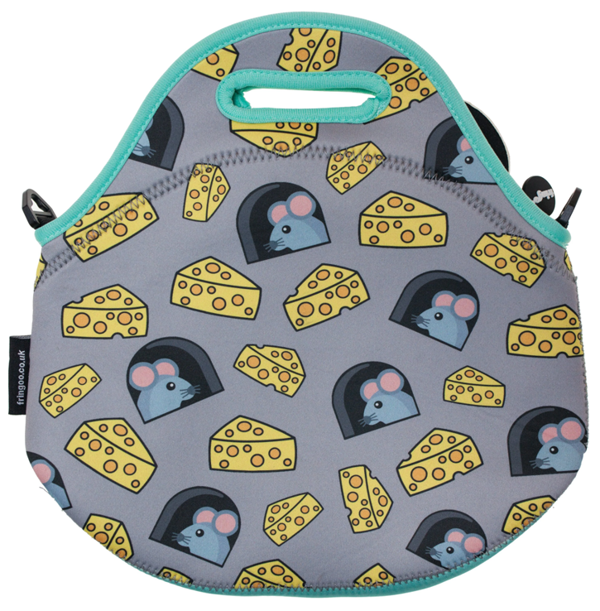 Fringoo Kids Thermal Insulated Cooler Lunch Bag with Zipped Pocket & Shoulder Strap for School or Nursery