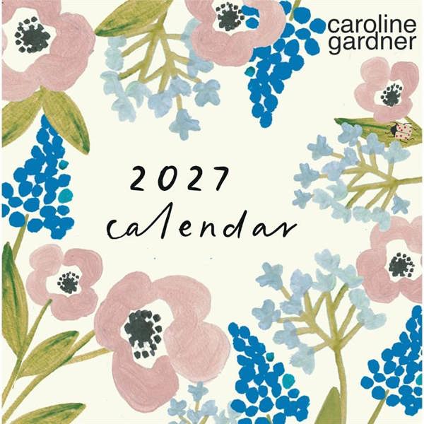 Caroline Gardner Calendar 2027, Wall Calendars, Month To View, Art, Gift