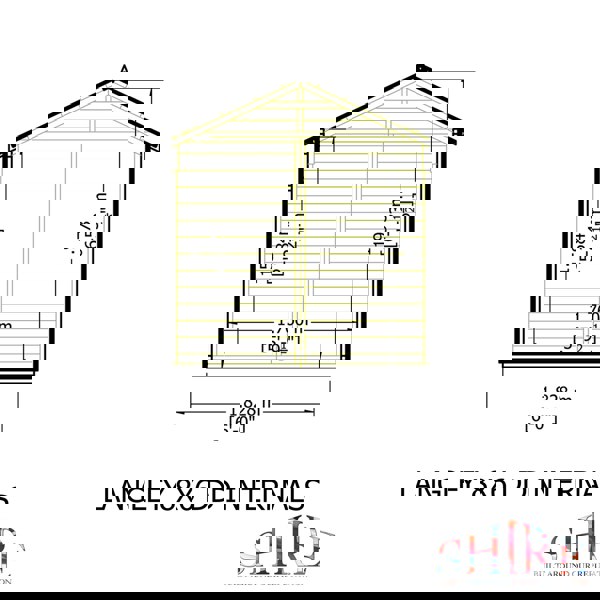 Shire 8x6 Langley double door security window apex shed 12mm shiplap interlock cladding