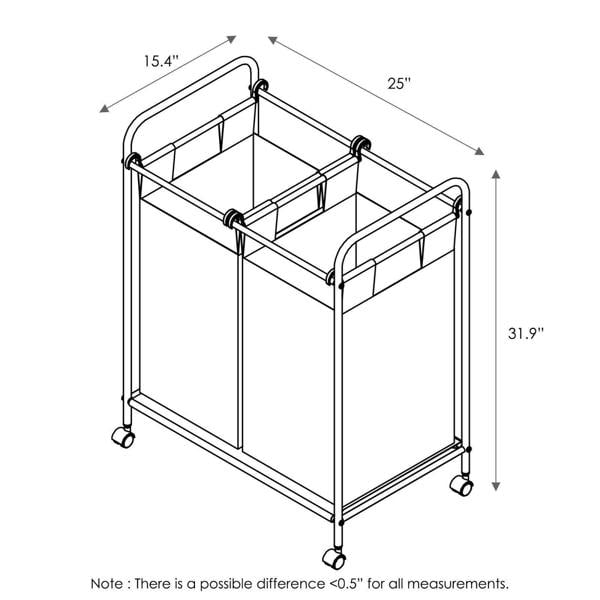 WALPLUS Wayar Laundry Sorter with Removable Bags, | Modern Home Decor