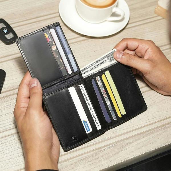 PRIMEHIDE Leather Card Wallet For Men - Enzo Tuscan